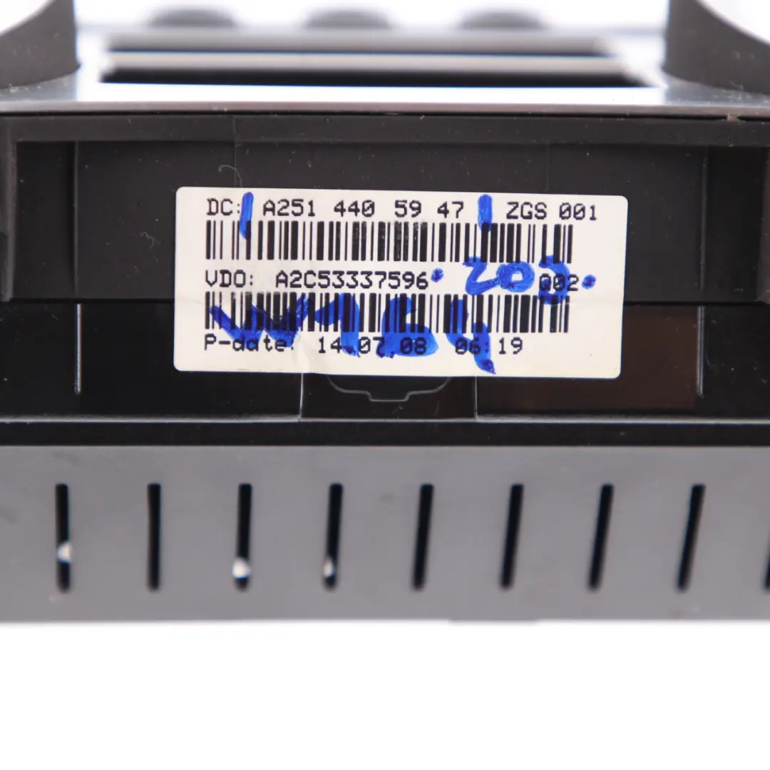 Mercedes ML W164 Instrument Cluster Diesel Speedo Clocks Automatic - SKU rhd-A2514405947 - Part number A2514405947