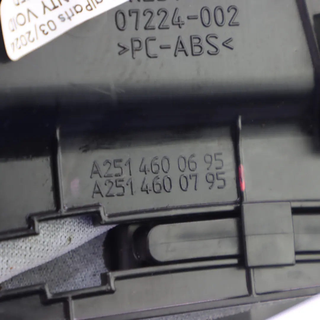 Steering Column Cover Surround Trim Cowl Jacket to Mercedes W251 with Part number A2514600795 Mercedes W251 Steering Column Cover Surround Trim Cowl Jacket - SKU rhd-A2514600795 - Part number A2514600795