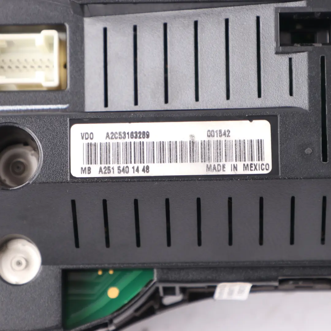 Instrument Cluster Speedo Clocks Automatic to Mercedes W164 AMG Petrol with Part number A2515401448 Mercedes W164 AMG Petrol Instrument Cluster Speedo Clocks Automatic - SKU rhd-A2515401448 - Part number A2515401448