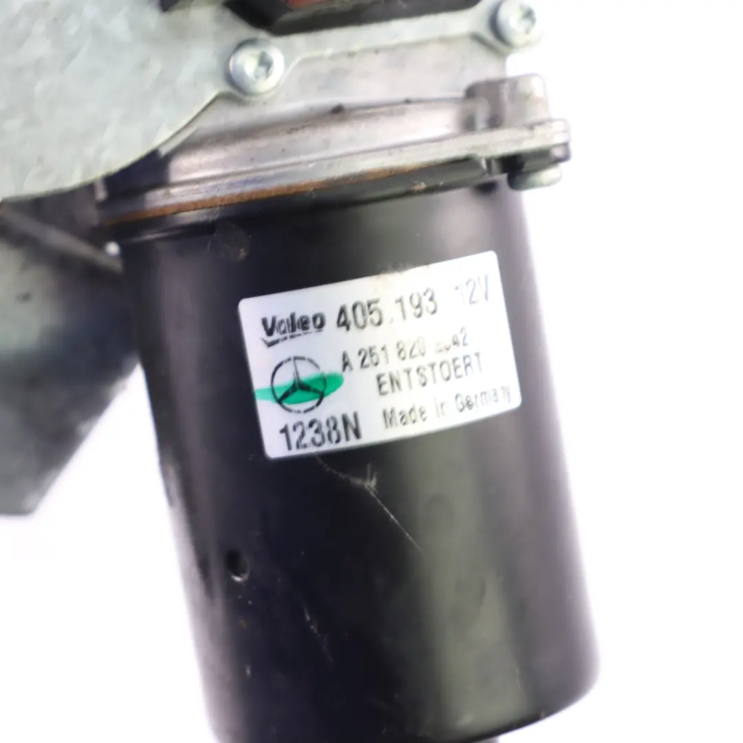 Mercedes W251 Windscreen Wiper Linkage Motor System A2518200540 - SKU rhd-A2518200141 - Part number A2518200141
