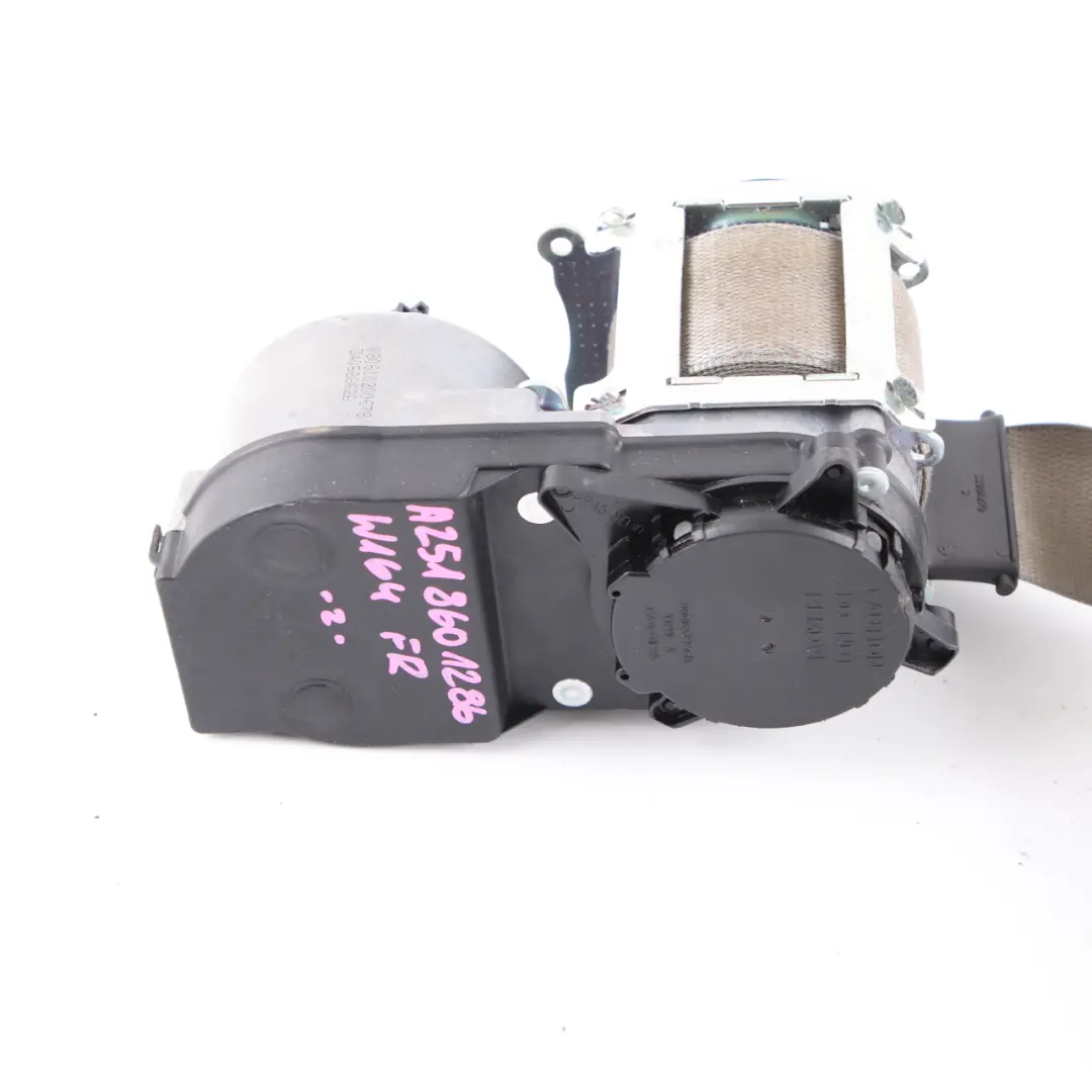 Belt Front Right O/S Safety Belt to Mercedes ML W164 Seat with Part number A2518601286 Mercedes ML W164 Seat Belt Front Right O/S Safety Belt - SKU rhd-A2518601286 - Part number A2518601286