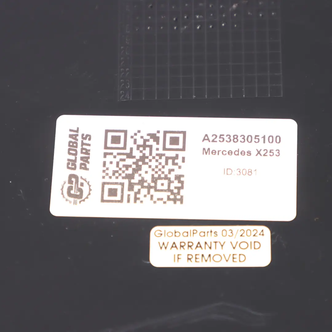 Bay Cover Water Drain Left N/S Trim Panel to Mercedes C253 Engine with Part number A2538305100 Mercedes C253 Engine Bay Cover Water Drain Left N/S Trim Panel - SKU rhd-A2538305100 - Part number A2538305100