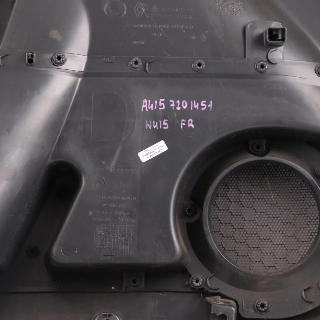 Door Card Front Right O/S Trim Panel Cloth Fabric Black to Mercedes Citan W415 with Part number A4157201451 Mercedes Citan W415 Door Card Front Right O/S Trim Panel Cloth Fabric Black - SKU rhd-A4157201451 - Part number A4157201451