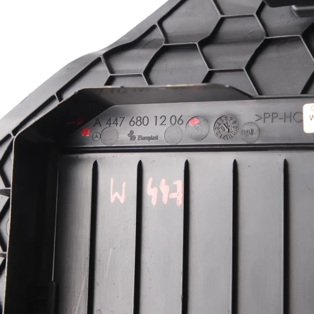 Fuse Box Housing Cover Footwell Trim Passenger's Side to Mercedes W447 with Part number A4476801206 Mercedes W447 Fuse Box Housing Cover Footwell Trim Passenger's Side - SKU rhd-A4476801206 - Part number A4476801206