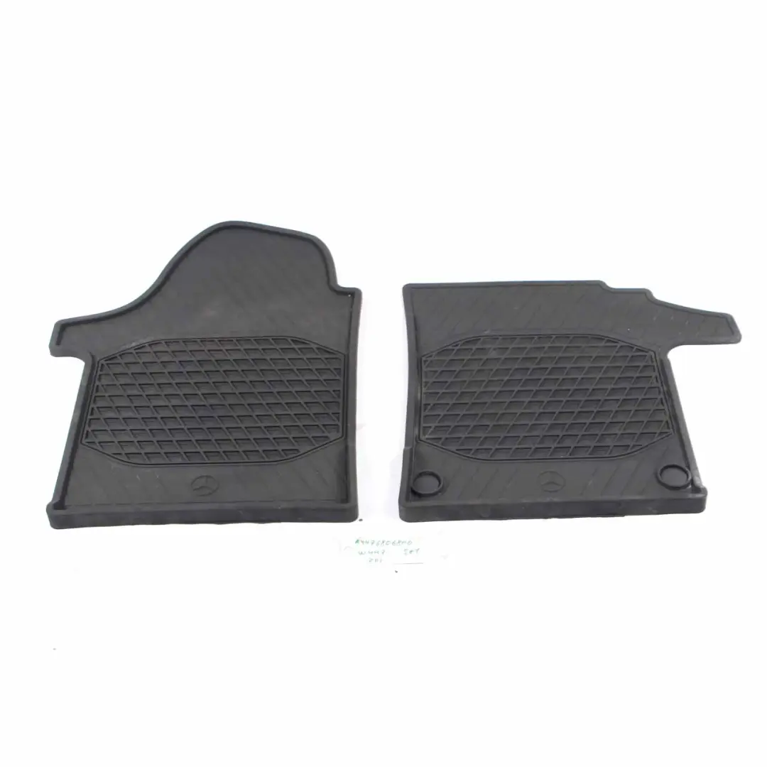 Mercedes W447 Rubber Mat Set Interior Front Leg Room Left Right Mats N/O/S - SKU rhd-A4476806600 - Part number A4476806600