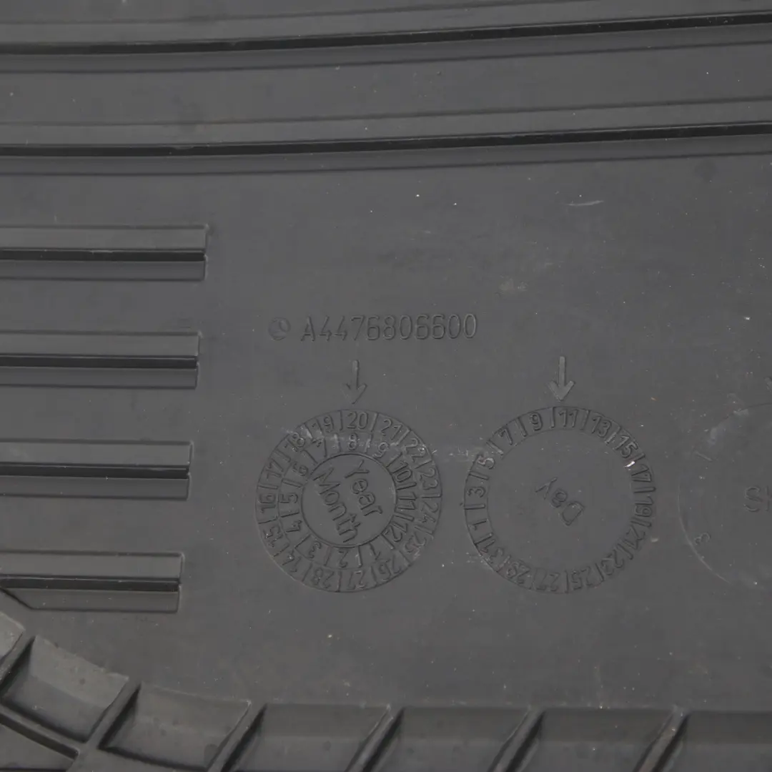 Rubber Mat Set Interior Front Leg Room Left Right Mats N/O/S to Mercedes W447 with Part number A4476806600 Mercedes W447 Rubber Mat Set Interior Front Leg Room Left Right Mats N/O/S - SKU rhd-A4476806600 - Part number A4476806600