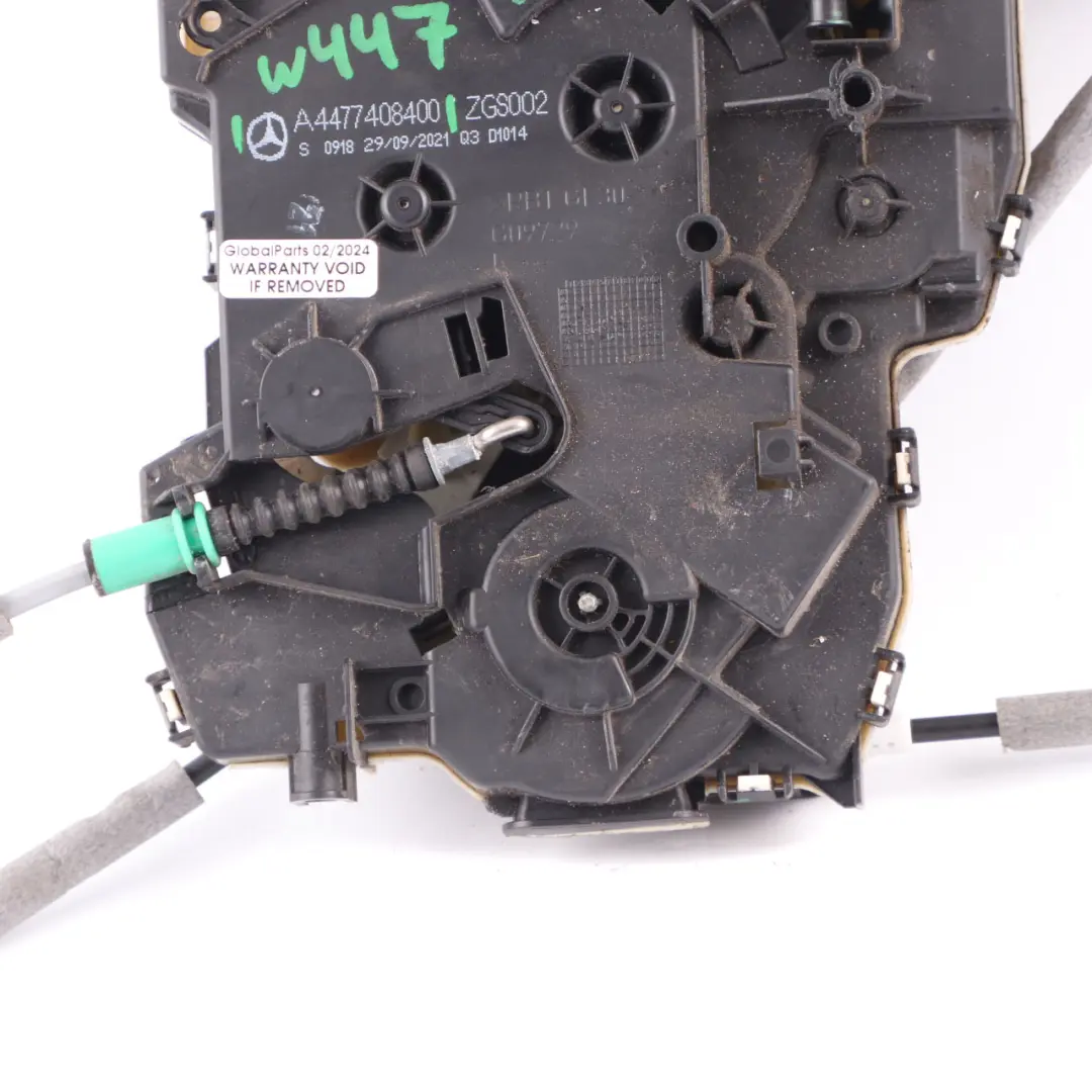 Door Lock Rear Right O/S Latch Catch Mechanism to Mercedes Vito W447 with Part number A4477408400 Mercedes Vito W447 Door Lock Rear Right O/S Latch Catch Mechanism - SKU rhd-A4477408400 - Part number A4477408400