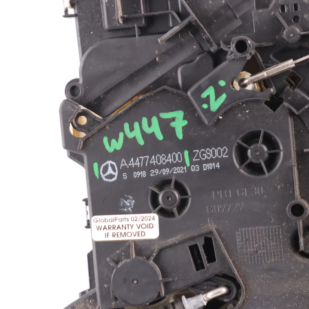 Mercedes Vito W447 Door Lock Rear Right O/S Latch Catch Mechanism - SKU rhd-A4477408400 - Part number A4477408400