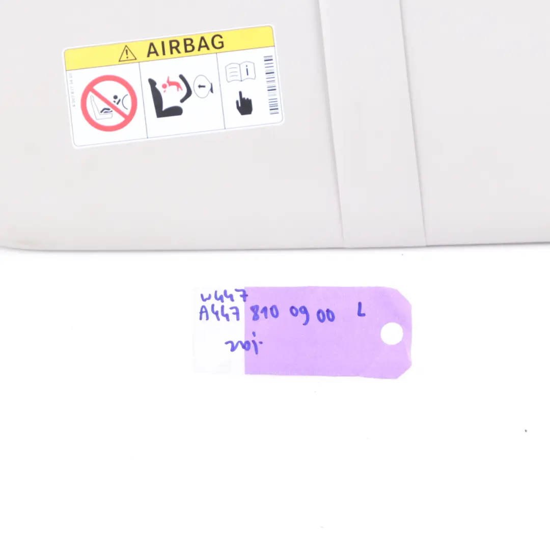 Sun Visor Cover Trim Left N/S Grey Sunvisor to Mercedes Vito W447 with Part number A4478100900 Mercedes Vito W447 Sun Visor Cover Trim Left N/S Grey Sunvisor - SKU rhd-A4478100900 - Part number A4478100900