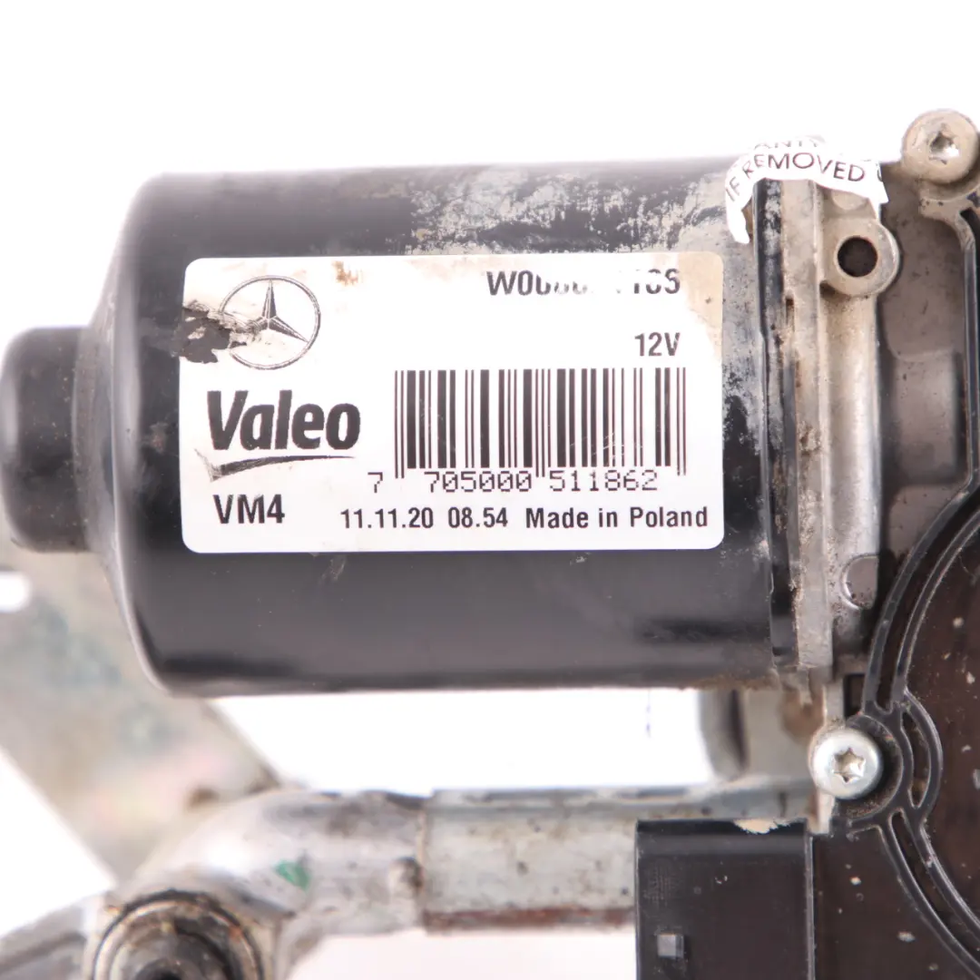 Mercedes W447 Windscreen Front Wiper Motor Linkage System Windshield - SKU rhd-A4478200340 - Part number A4478200340