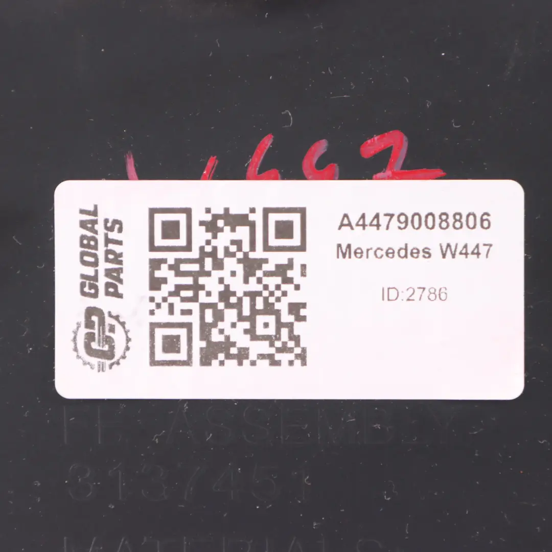 Mercedes Vito W447 Diesel Instrument Cluster Speedo Clocks Manual - SKU rhd-A4479008806 - Part number A4479008806