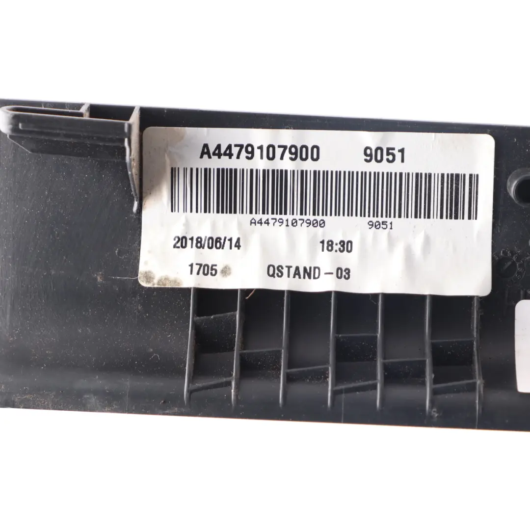 B-Pillar Trim Cover Lower Left N/S to Mercedes W447 with Part number A4479107900 Mercedes W447 B-Pillar Trim Cover Lower Left N/S - SKU rhd-A4479107900 - Part number A4479107900