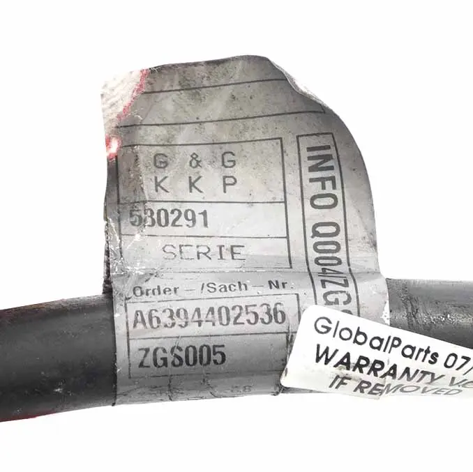 Starter Alternator Wiring Harness Cable to Mercedes W639 Battery with Part number A6394402536 Mercedes W639 Battery Starter Alternator Wiring Harness Cable - SKU rhd-A6394402536 - Part number A6394402536
