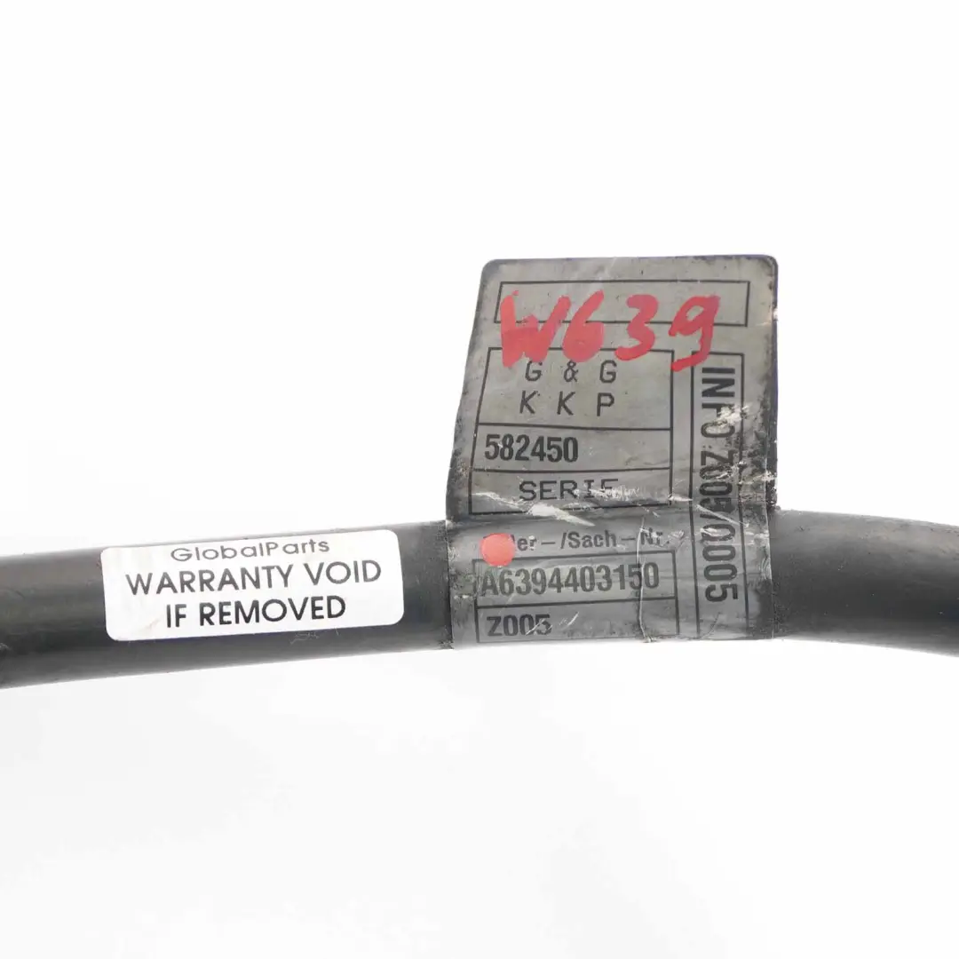 Mercedes W639 Battery Starter Alternator Wiring Harness Cable - SKU rhd-A6394403150 - Part number A6394403150