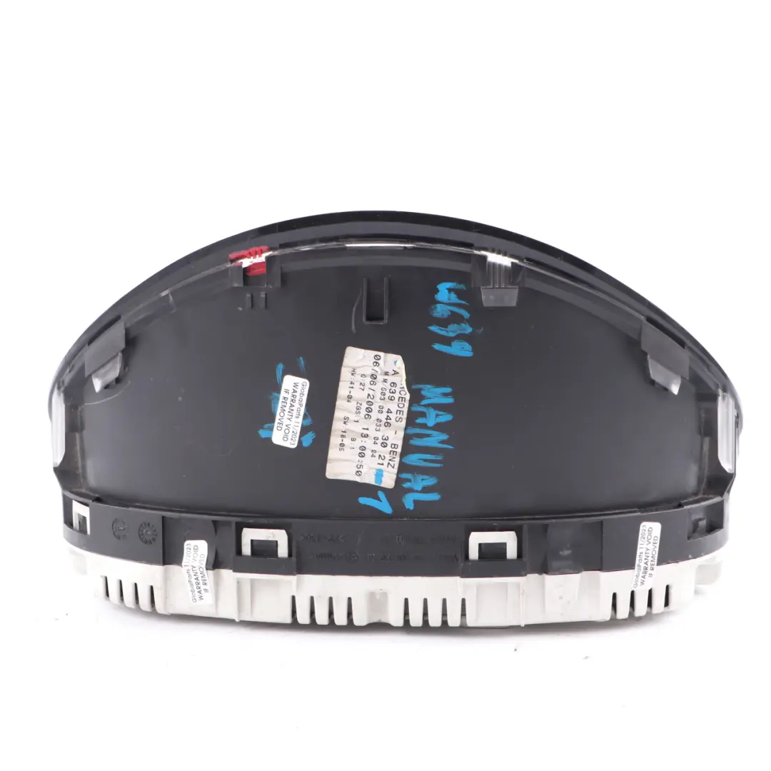 Mercedes Vito W639 Diesel Instrument Cluster Speedo Clocks Manual - SKU rhd-A6394463021-1 - Part number A6394463021