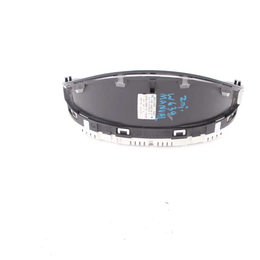  Instrument Cluster Mercedes W639 Vito Diesel Speedo Clocks Manual - SKU rhd-A6394463021 - Part number A6394463021