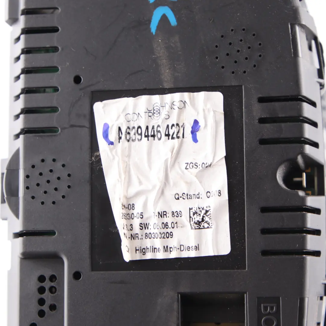 Mercedes Vito W639 Diesel Instrument Cluster Speedo Clocks Automatic - SKU rhd-A6394464221 - Part number A6394464221
