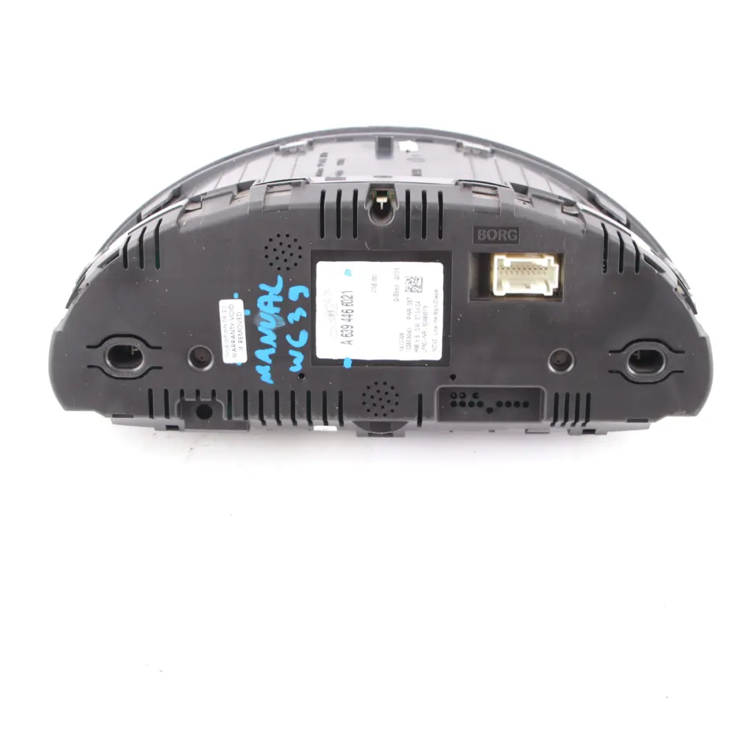 Instrument Cluster Speedo Clocks Manual to Mercedes Vito W639 Diesel with Part number A6394466021 Mercedes Vito W639 Diesel Instrument Cluster Speedo Clocks Manual - SKU rhd-A6394466021 - Part number A6394466021