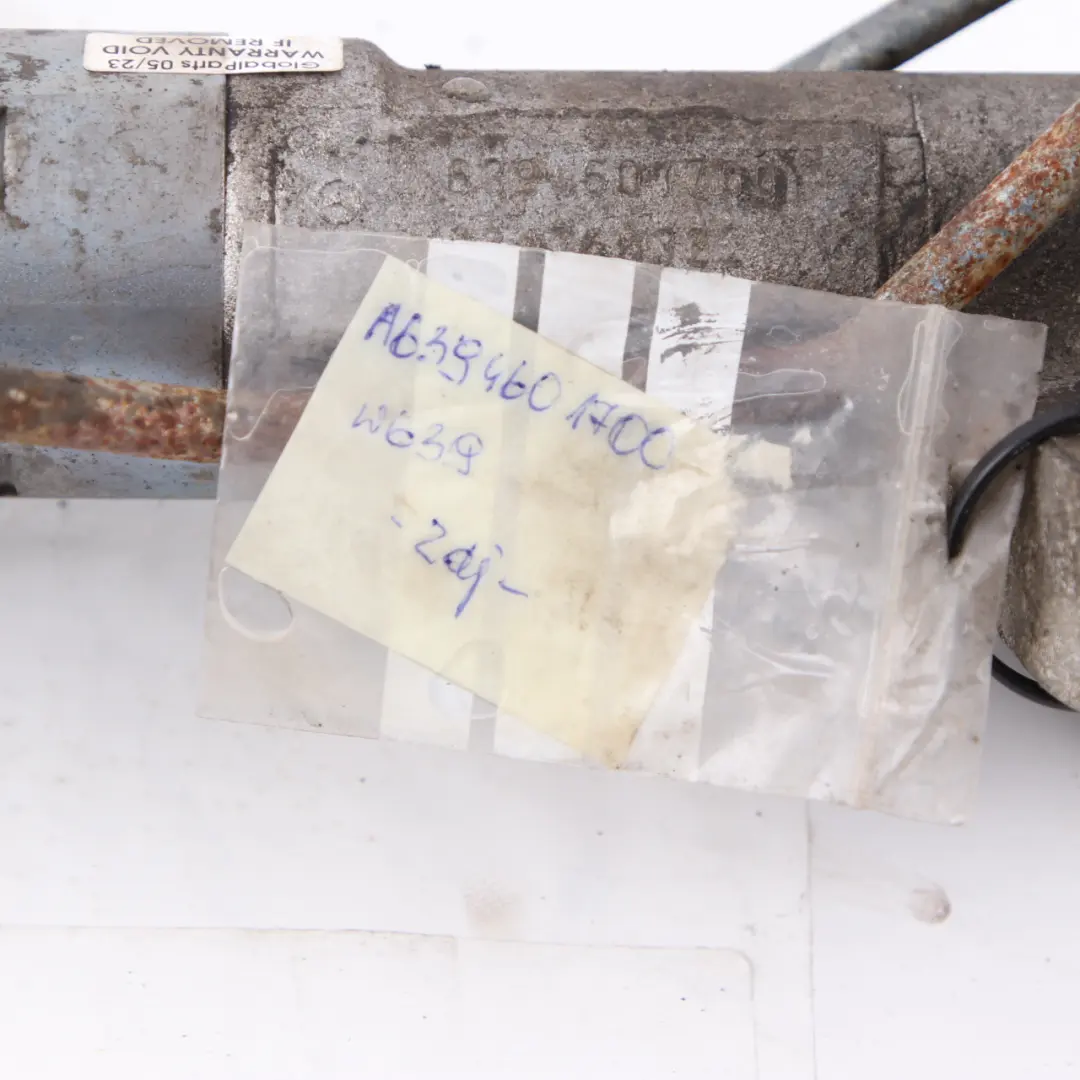 Steering Rack Mercedes Vito W639 Steering Pinion Box Gear to Power with Part number A6394601700 Power Steering Rack Mercedes Vito W639 Steering Pinion Box Gear - SKU rhd-A6394601700 - Part number A6394601700