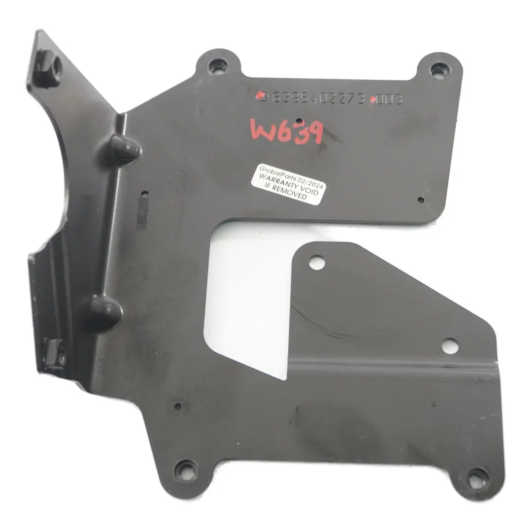 Control Unit Module Bracket Holder Carrier to Mercedes Vito W639 with Part number A6395402273 Mercedes Vito W639 Control Unit Module Bracket Holder Carrier - SKU rhd-A6395402273 - Part number A6395402273