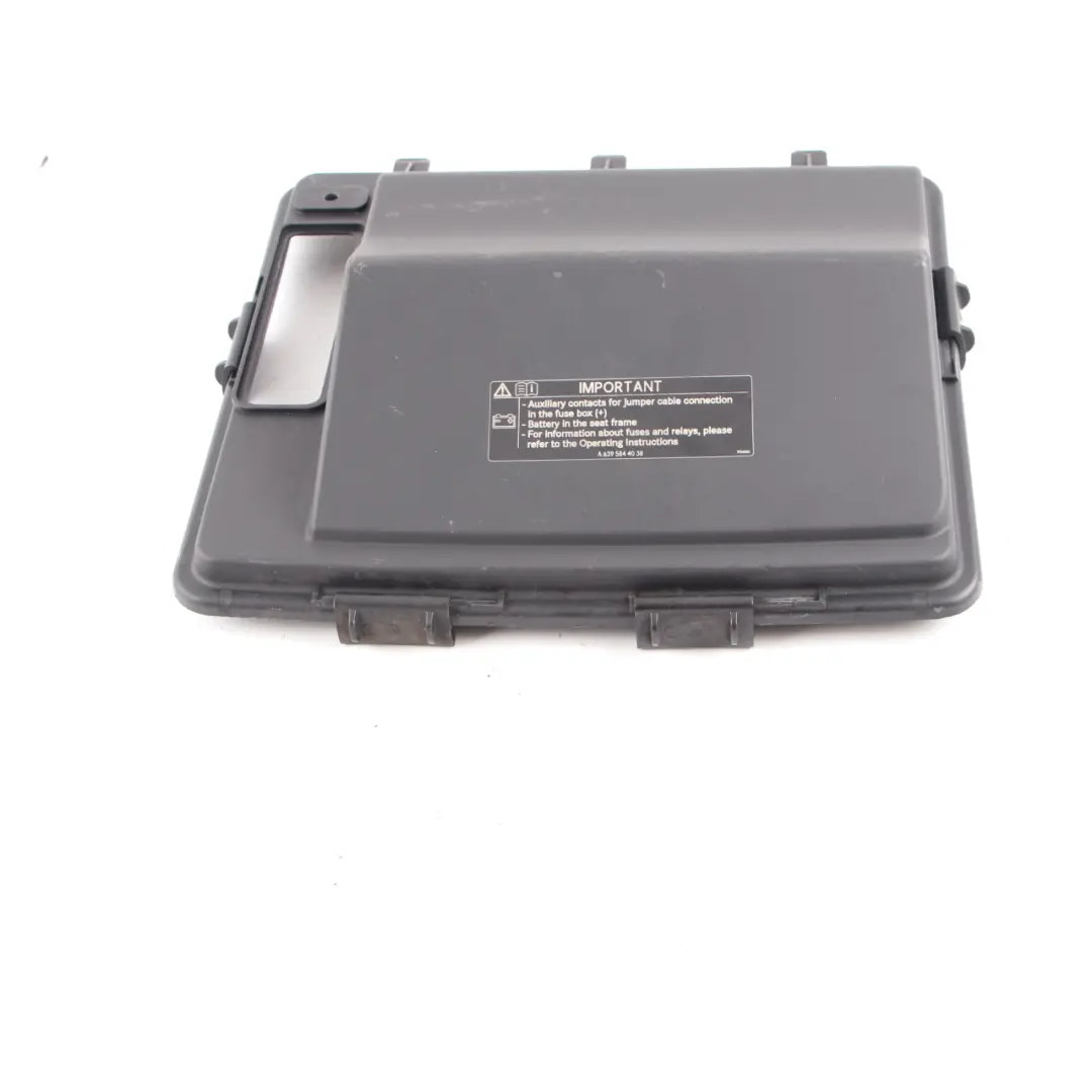 Fuse Box Cover Trim Panel Lid Housing to Mercedes Vito Viano W639 with Part number A6395450403 Mercedes Vito Viano W639 Fuse Box Cover Trim Panel Lid Housing - SKU rhd-A6395450403 - Part number A6395450403