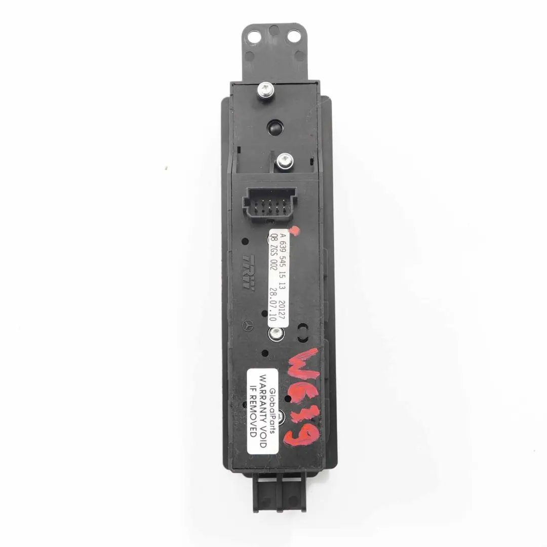 Mercedes Vito W639 Interrupteur fenêtre Régulateur Panneau contrôle électrique - SKU A6395451513 - Numéro de pièce A6395451513