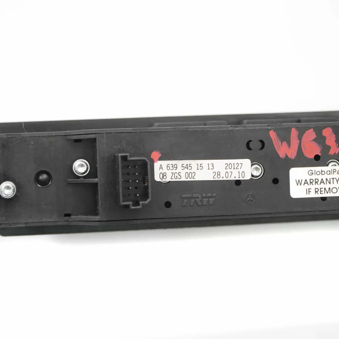 Mercedes Vito W639 Window Switch Regulator Control Panel Electric - SKU A6395451513 - Part number A6395451513