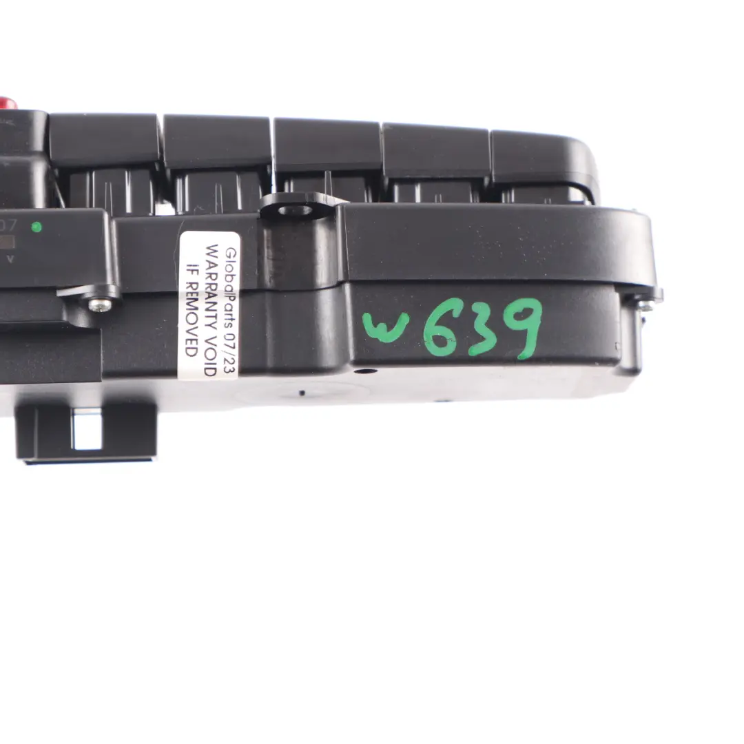 Hazard Warning Light ASR Switch Heated Seat Panel to Mercedes Vito W639 with Part number A6395454607 Mercedes Vito W639 Hazard Warning Light ASR Switch Heated Seat Panel - SKU rhd-A6395454607 - Part number A6395454607