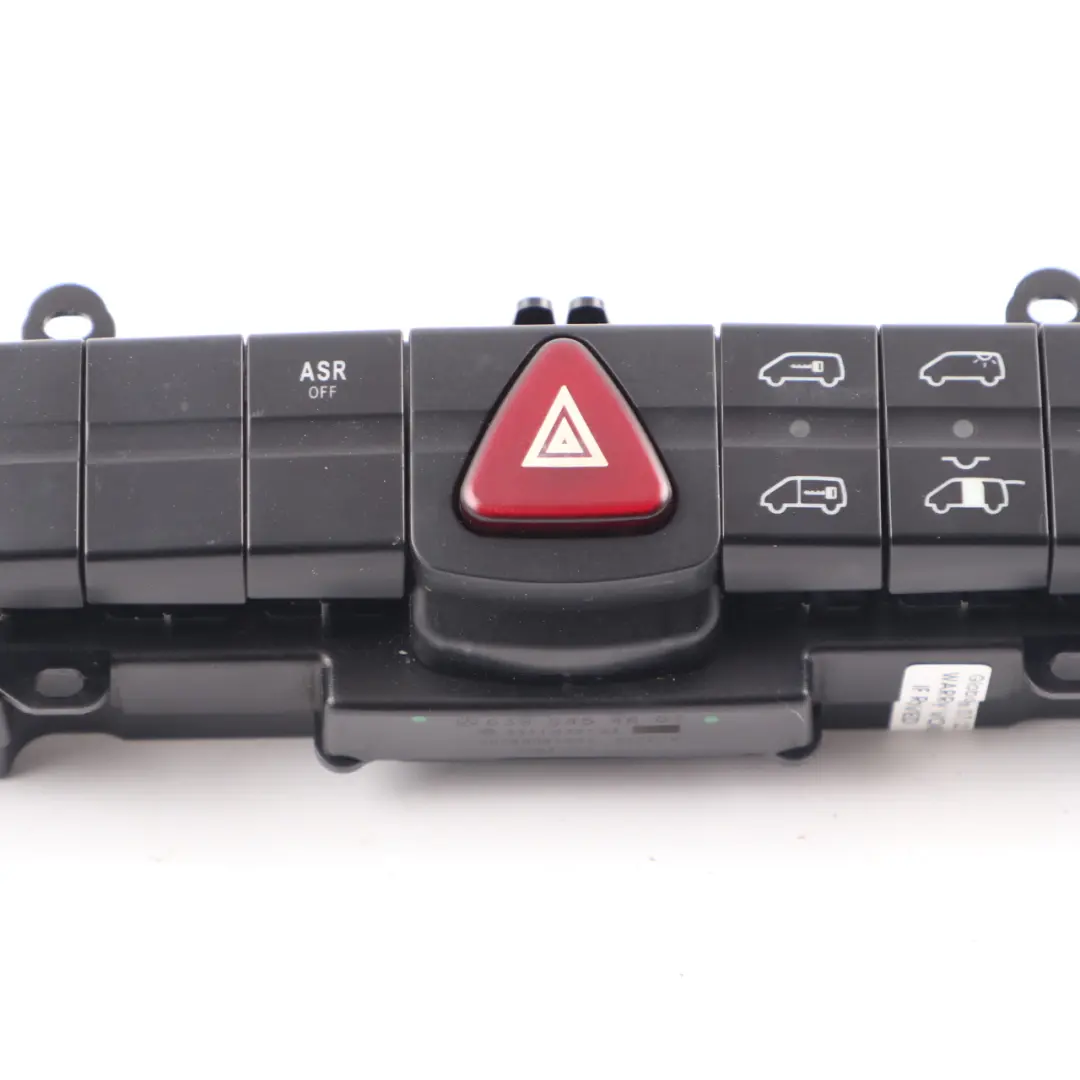 Mercedes Vito W639 Hazard Warning Light ASR Switch Heated Seat Panel - SKU rhd-A6395454607 - Part number A6395454607