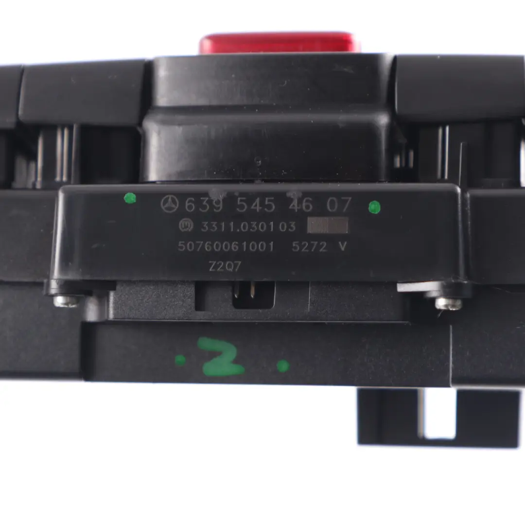 Hazard Warning Light ASR Switch Heated Seat Panel to Mercedes Vito W639 with Part number A6395454607 Mercedes Vito W639 Hazard Warning Light ASR Switch Heated Seat Panel - SKU rhd-A6395454607 - Part number A6395454607