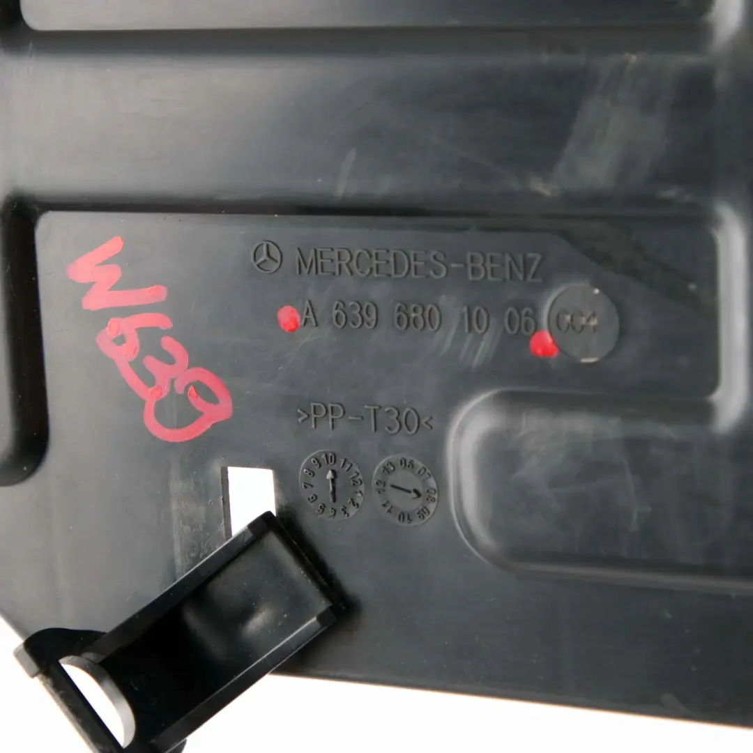 Mercedes Vito Viano W639 Dashboard Glovebox Bottom Trim Cover Panel - SKU rhd-A6396801006 - Part number A6396801006