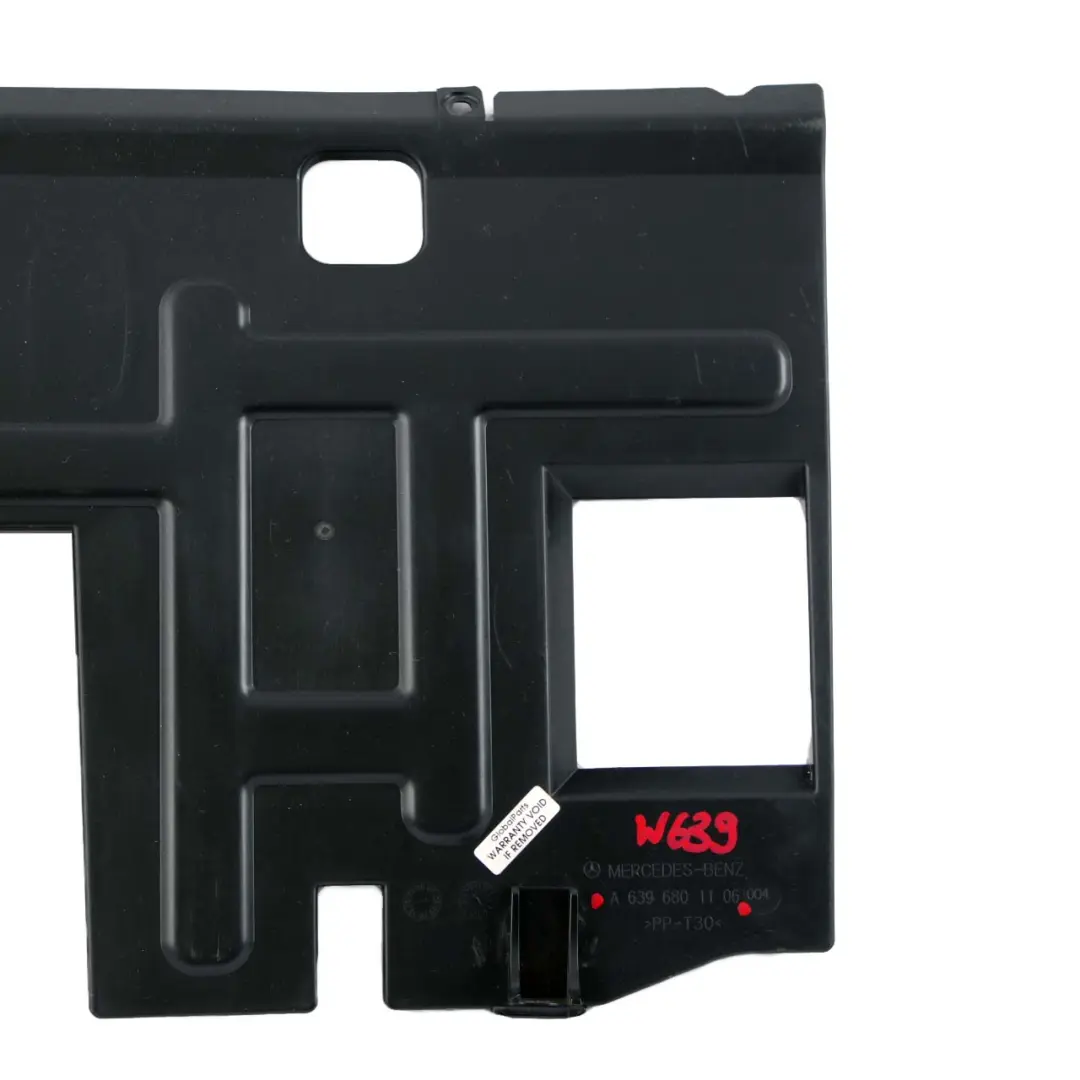 Mercedes Vito Viano W639 Dashboard Trim Panel Driver Side Footwell Bottom Cover - SKU rhd-A6396801106 - Part number A6396801106