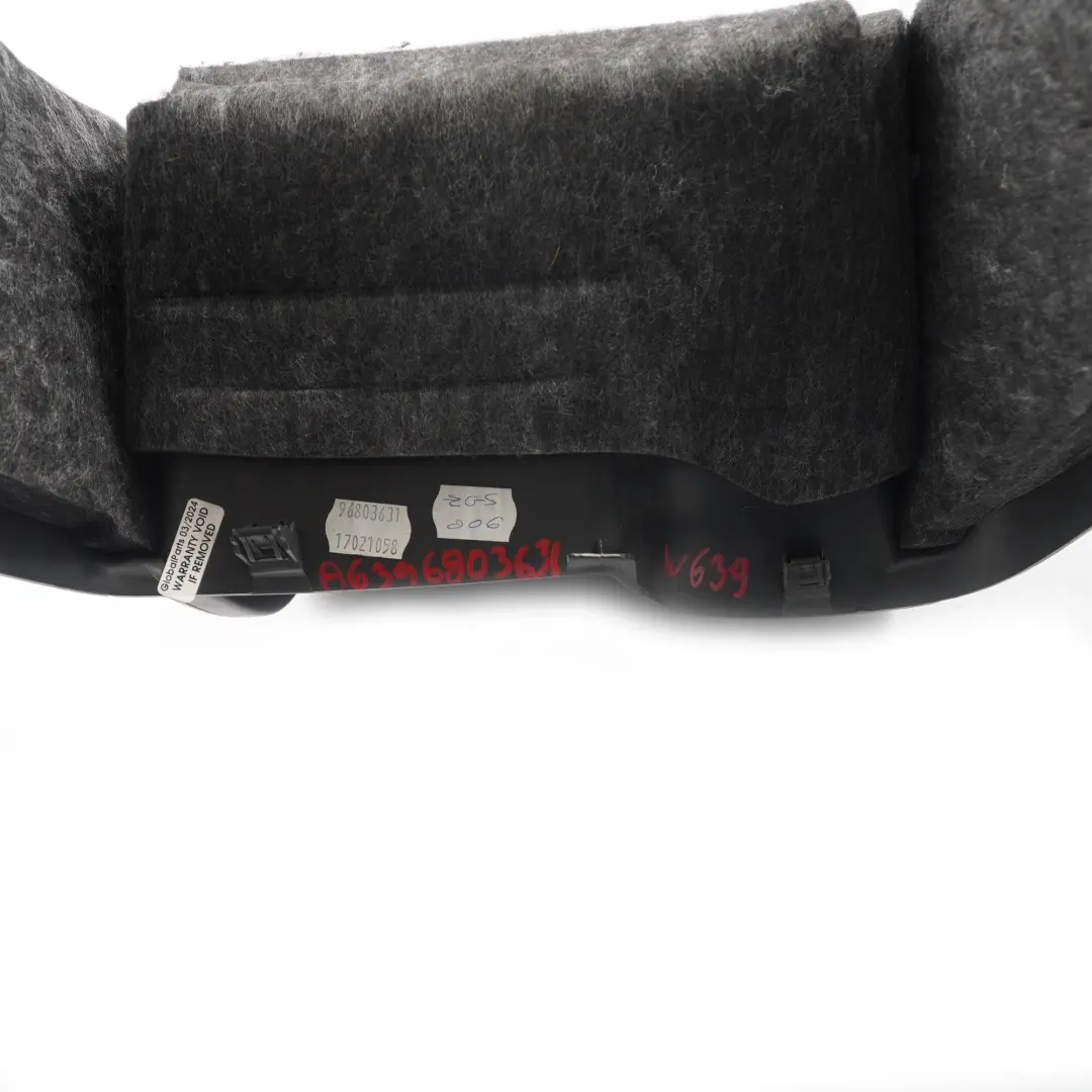 Mercedes Vito W639 Centre Console Trim Panel Cover Frame Black - SKU rhd-A6396803631 - Part number A6396803631