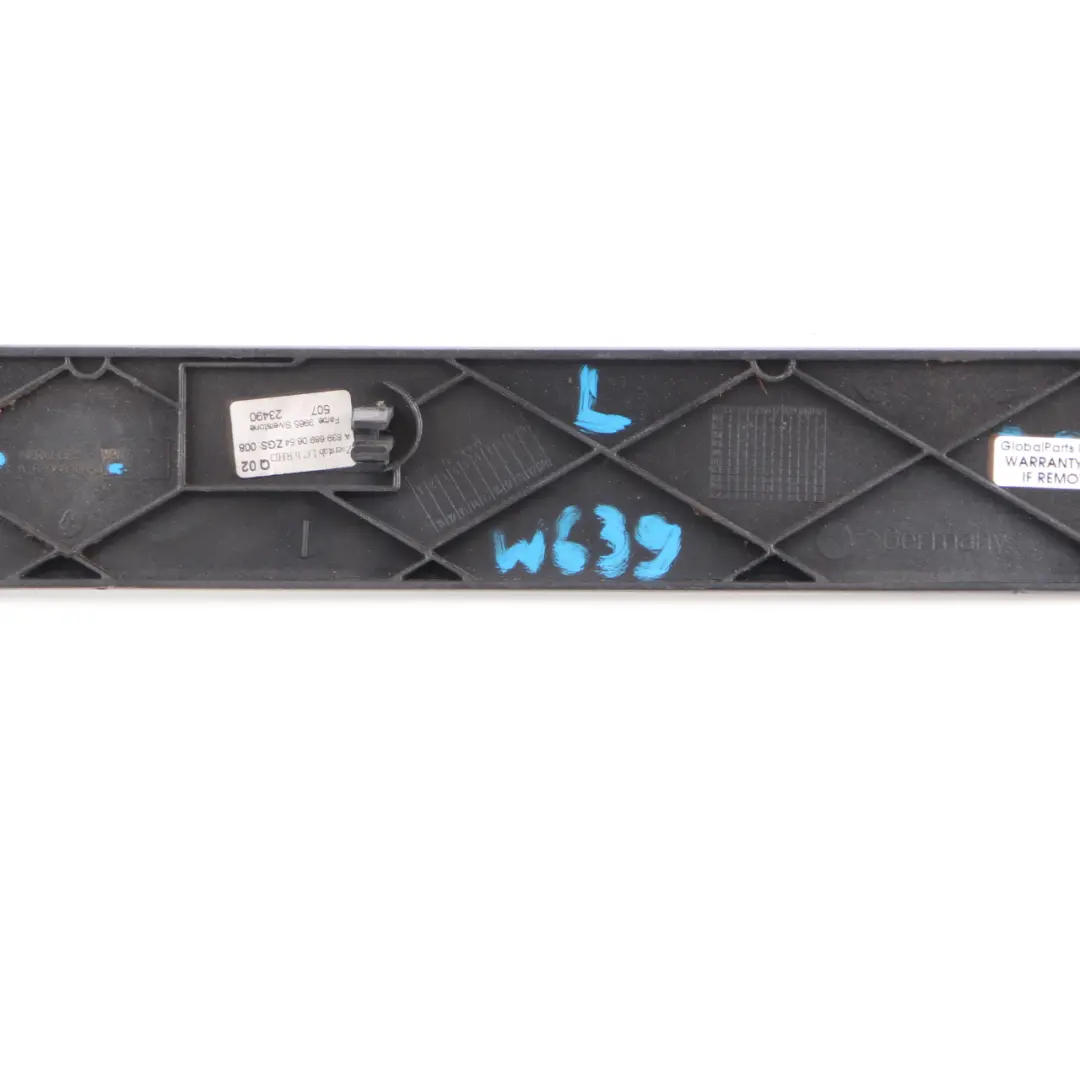 Mercedes Vito W639 Dashboard Trim Front Left N/S Cover Panel Strip - SKU rhd-A6396890654 - Part number A6396890654