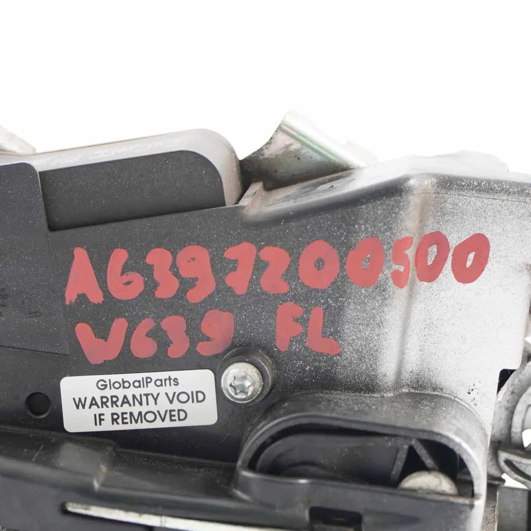  Door Lock Mercedes Vito W639 Actuator Mechanism Front Left N/S - SKU rhd-A6397200500 - Part number A6397200500