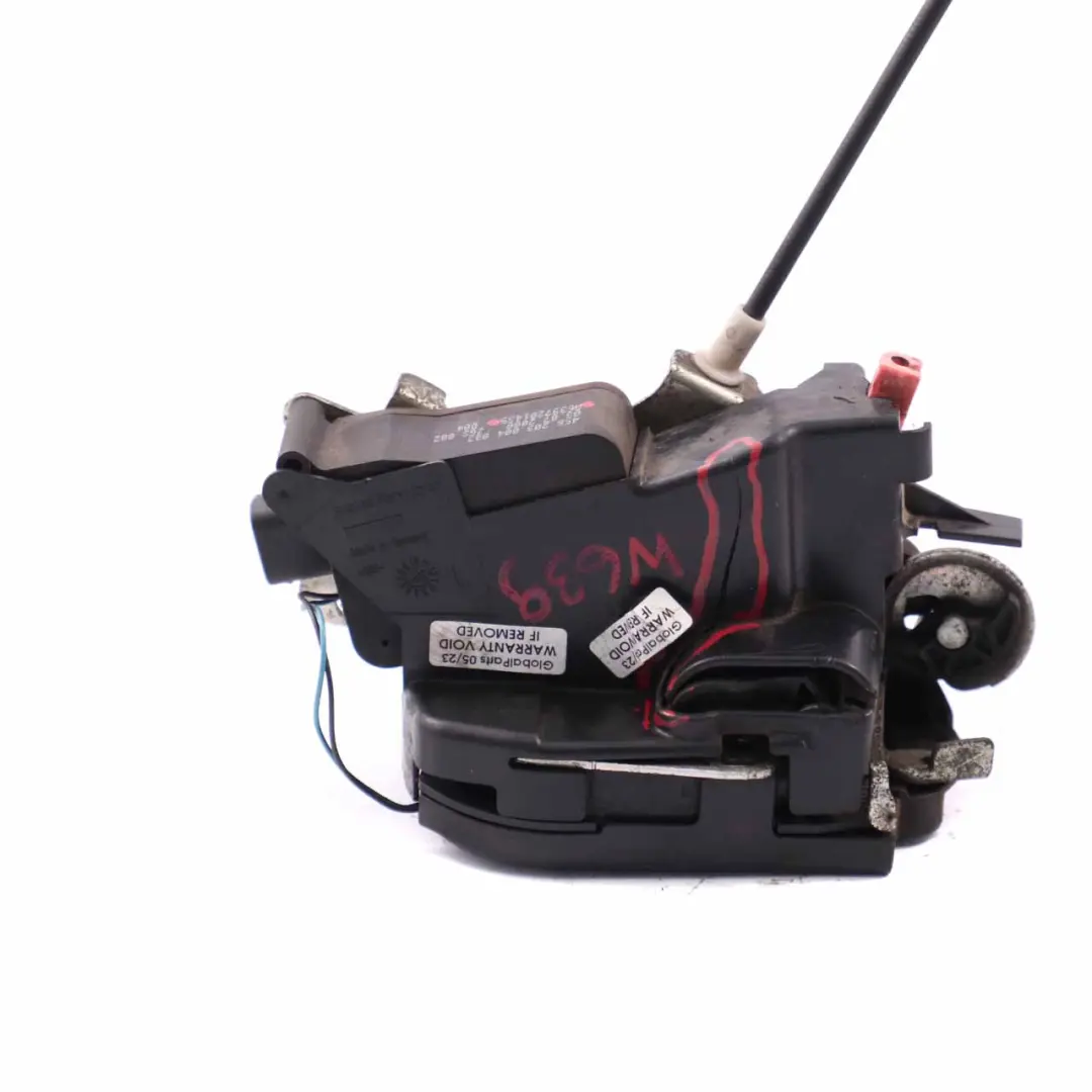 Mercedes Vito W639 Door Lock Latch Actuator Mechanism Front Left N/S - SKU rhd-A6397201435 - Part number A6397201435