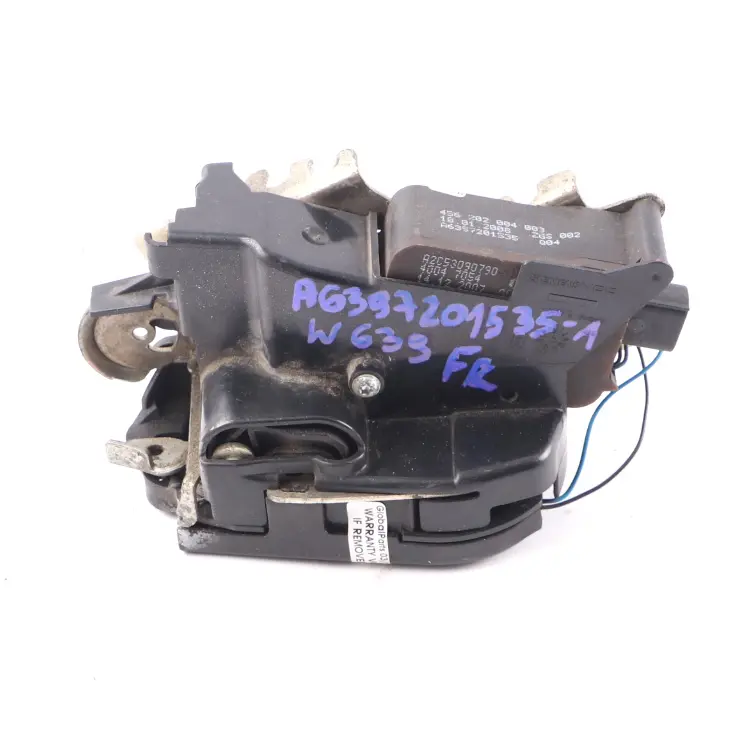 Door Lock Latch Actuator Mechanism Front Right O/S to Mercedes W639 with Part number A6397201535 Mercedes W639 Door Lock Latch Actuator Mechanism Front Right O/S - SKU rhd-A6397201535 - Part number A6397201535