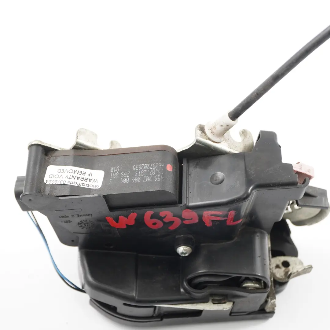 Door Lock Front Left N/S Actuator Latch Catch to Mercedes Vito W639 with Part number A6397202635 Mercedes Vito W639 Door Lock Front Left N/S Actuator Latch Catch - SKU rhd-A6397202635 - Part number A6397202635