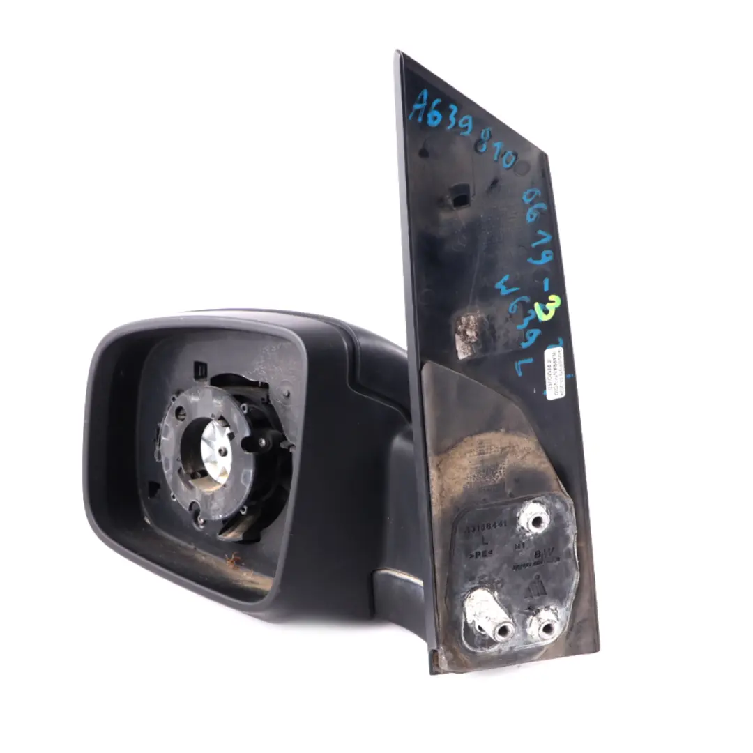 Mercedes Vito W639 Wing Mirror Left N/S Base Carrier Primed Outside - SKU rhd-A6398100619-3 - Part number A6398100619