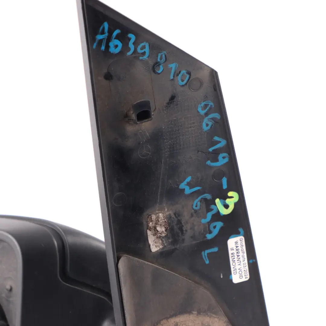 Wing Mirror Left N/S Base Carrier Primed Outside to Mercedes Vito W639 with Part number A6398100619 Mercedes Vito W639 Wing Mirror Left N/S Base Carrier Primed Outside - SKU rhd-A6398100619-3 - Part number A6398100619