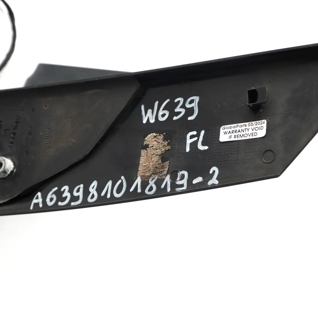 Mercedes Vito W639 Wing Mirror Door Left N/S Primed Outside - SKU rhd-A6398101819-2 - Part number A6398101819