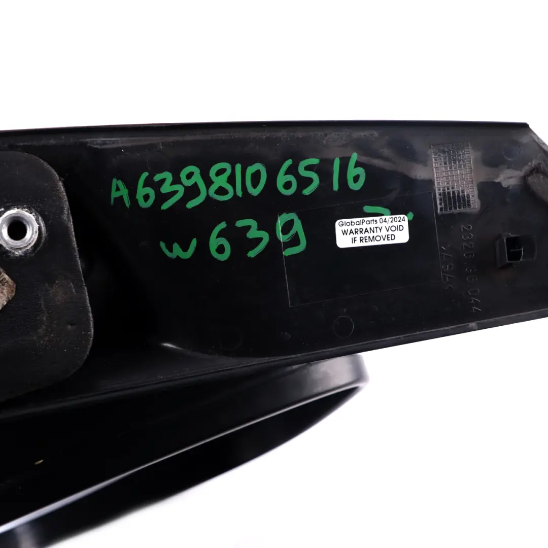 Wing Mirror Door Right O/S Primed Outside to Mercedes Vito W639 with Part number A6398106516 Mercedes Vito W639 Wing Mirror Door Right O/S Primed Outside - SKU rhd-A6398106516 - Part number A6398106516