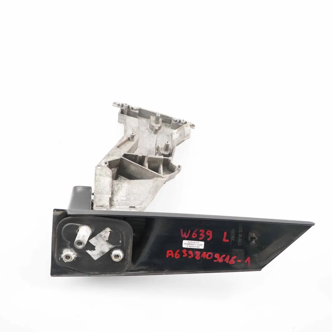 Wing Mirror Base Door Left N/S Exterior Carrier Support to Mercedes Vito W639 with Part number A6398109616 Mercedes Vito W639 Wing Mirror Base Door Left N/S Exterior Carrier Support - SKU rhd-A6398109616-1 - Part number A6398109616