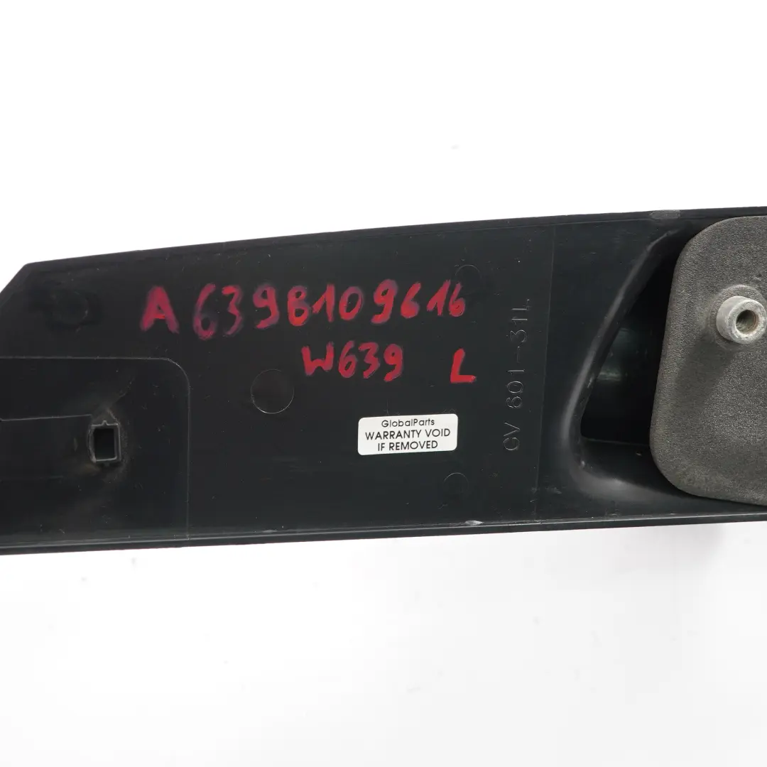 Wing Mirror Base Door Left N/S Exterior Carrier Support to Mercedes Vito W639 with Part number A6398109616 Mercedes Vito W639 Wing Mirror Base Door Left N/S Exterior Carrier Support - SKU rhd-A6398109616 - Part number A6398109616