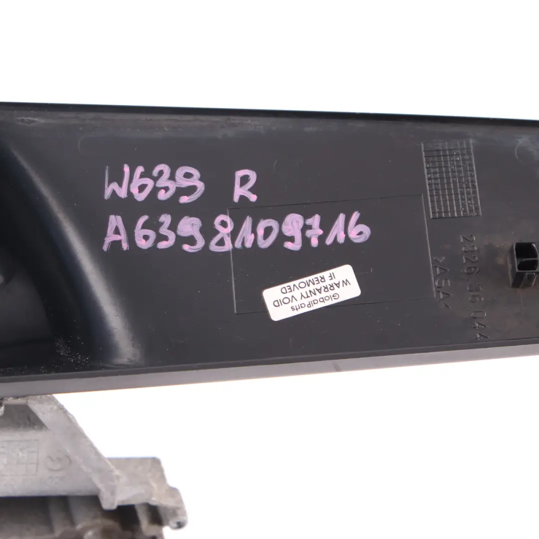 Wing Mirror Base Carrier Door Right O/S Outside to Mercedes W639 with Part number A6398109716 Mercedes W639 Wing Mirror Base Carrier Door Right O/S Outside - SKU rhd-A6398109716 - Part number A6398109716