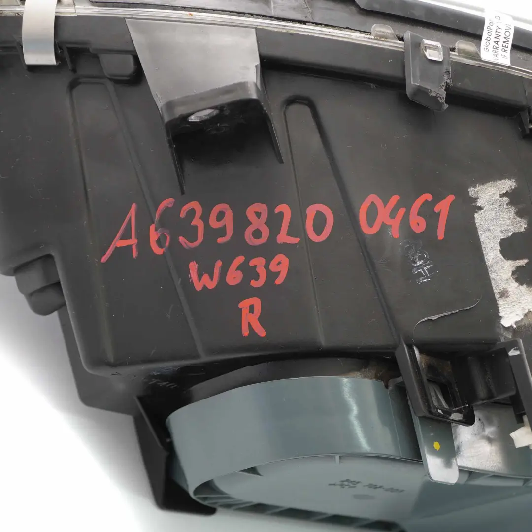 Headlamp Mercedes Vito Viano W639 Headlight Light Front Right O/S to with Part number A6398200461 Headlamp Mercedes Vito Viano W639 Headlight Light Front Right O/S - SKU rhd-A6398200461 - Part number A6398200461