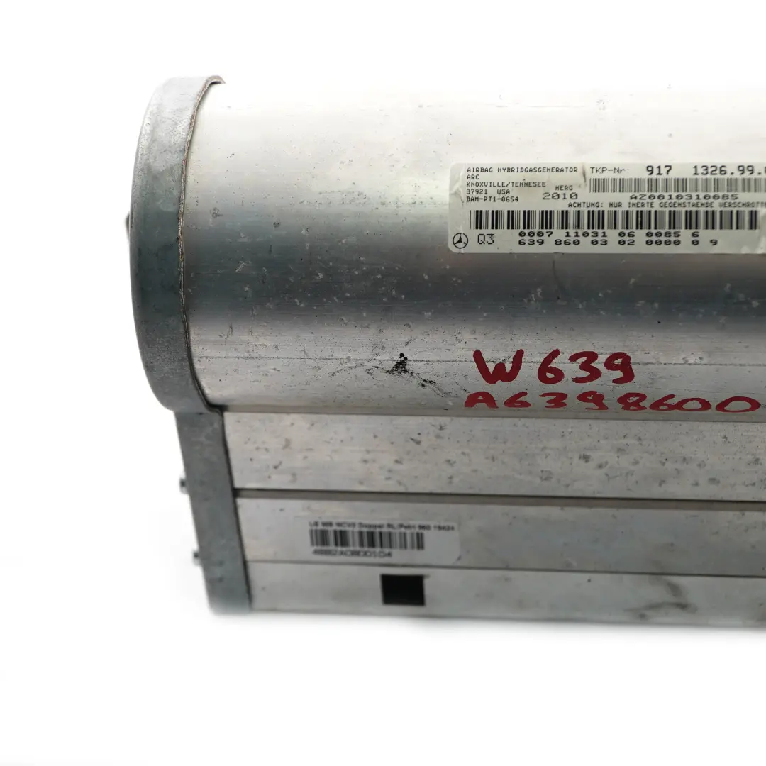 Module Dashboard Passenger Side Dash SRS to Mercedes Vito W639 Air with Part number A6398600302 Mercedes Vito W639 Air Module Dashboard Passenger Side Dash SRS - SKU rhd-A6398600302 - Part number A6398600302