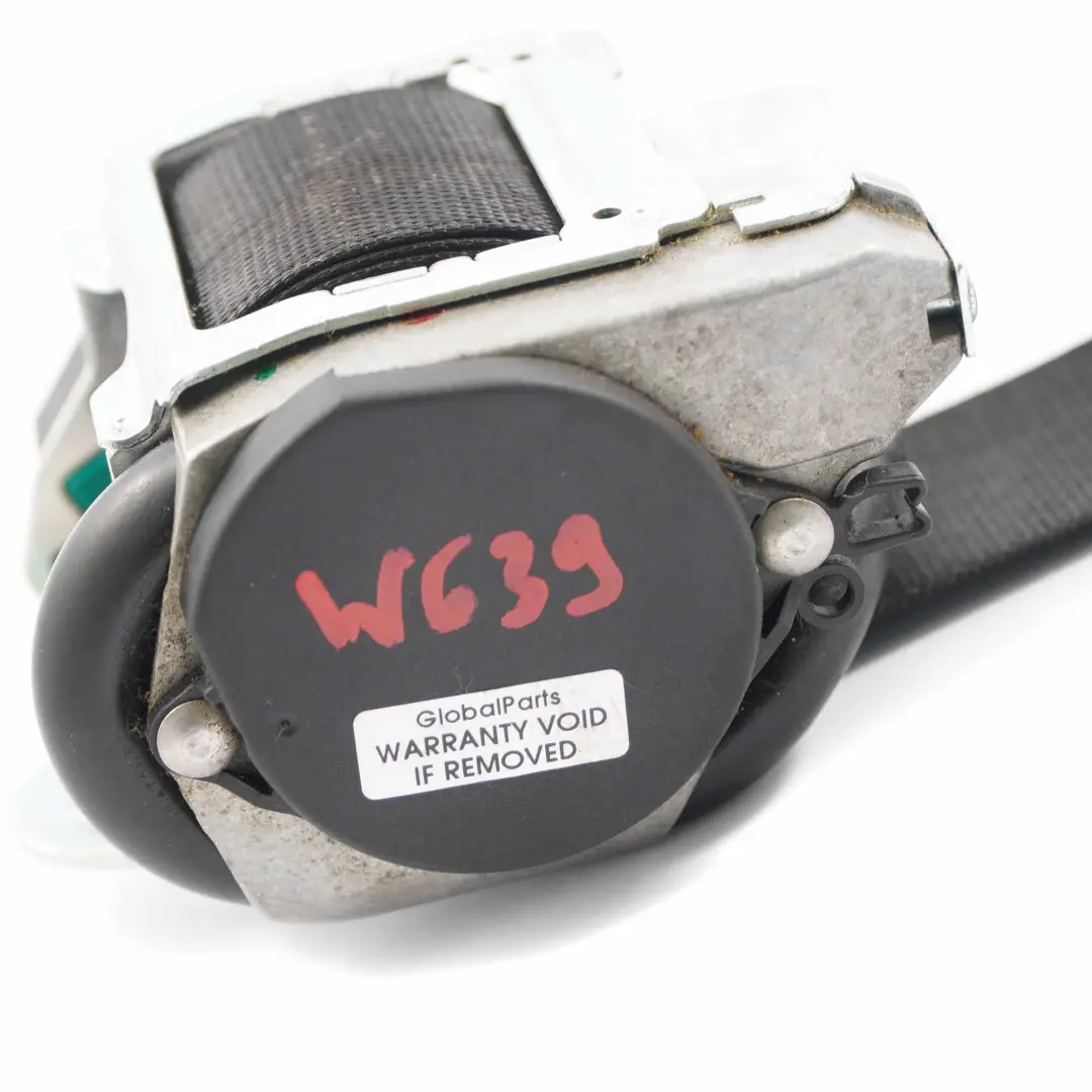 Belt Safety Belt Front Right O/S Black to Mercedes Vito W639 Seat with Part number A6398603485 Mercedes Vito W639 Seat Belt Safety Belt Front Right O/S Black - SKU rhd-A6398603485 - Part number A6398603485