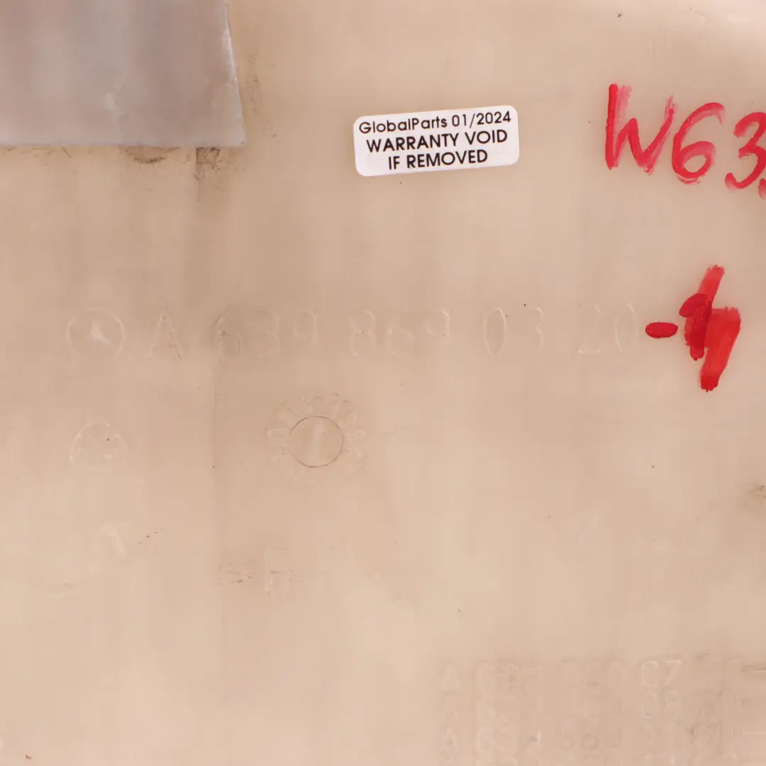 Washer Bottle Tank Windscreen Reservoir to Mercedes Vito W639 with Part number A6398690320 Mercedes Vito W639 Washer Bottle Tank Windscreen Reservoir - SKU rhd-A6398690320-4 - Part number A6398690320