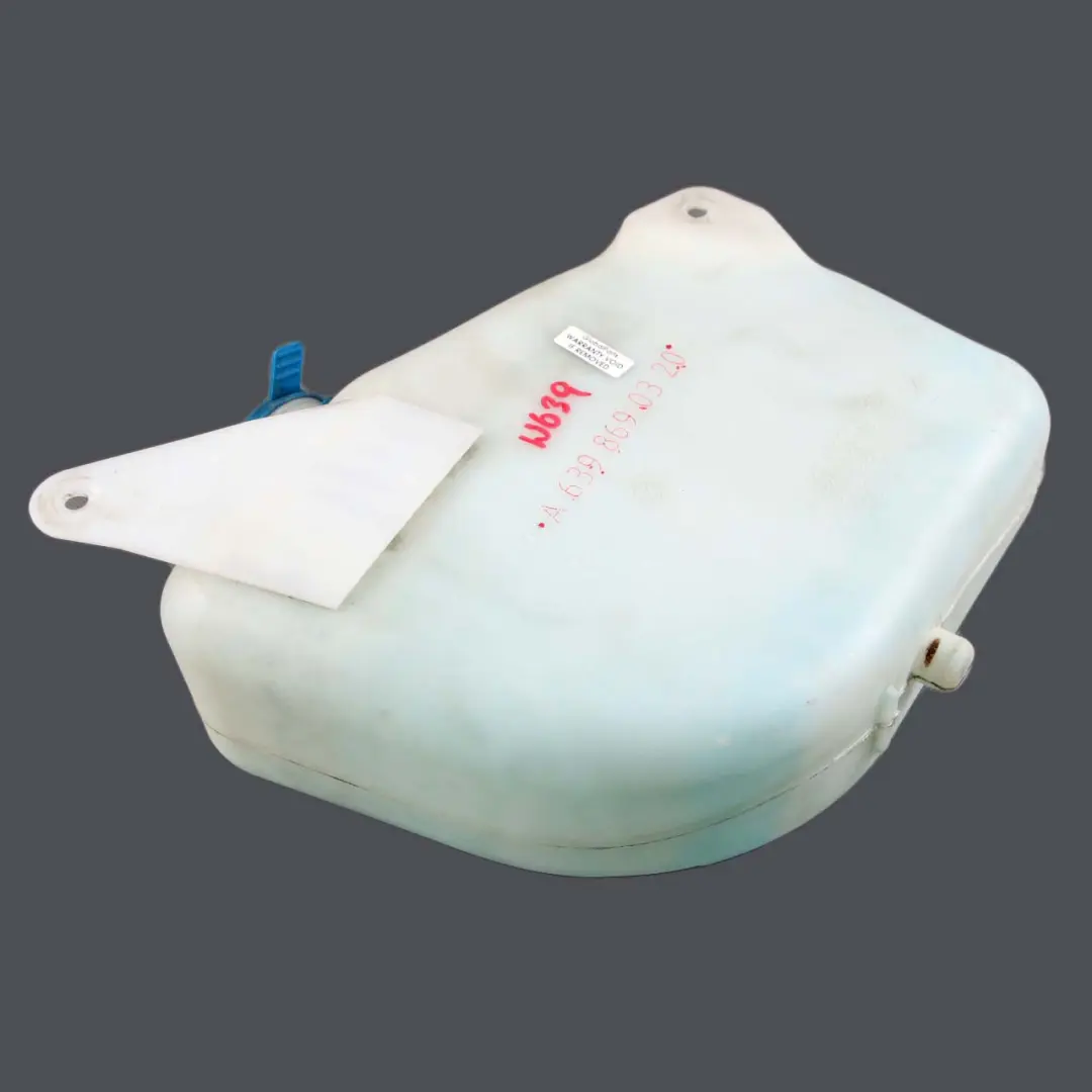 Windscreen Washer Bottle Tank Reservoir to Mercedes Vito W639 with Part number A6398690320 Mercedes Vito W639 Windscreen Washer Bottle Tank Reservoir - SKU rhd-A6398690320 - Part number A6398690320